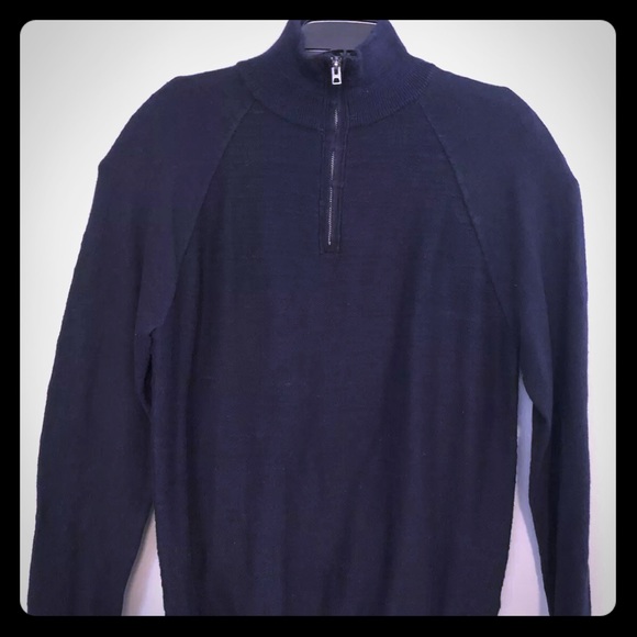 J.Crew Navy Blue Sweater Pullover Cotton Medium - Picture 1 of 4